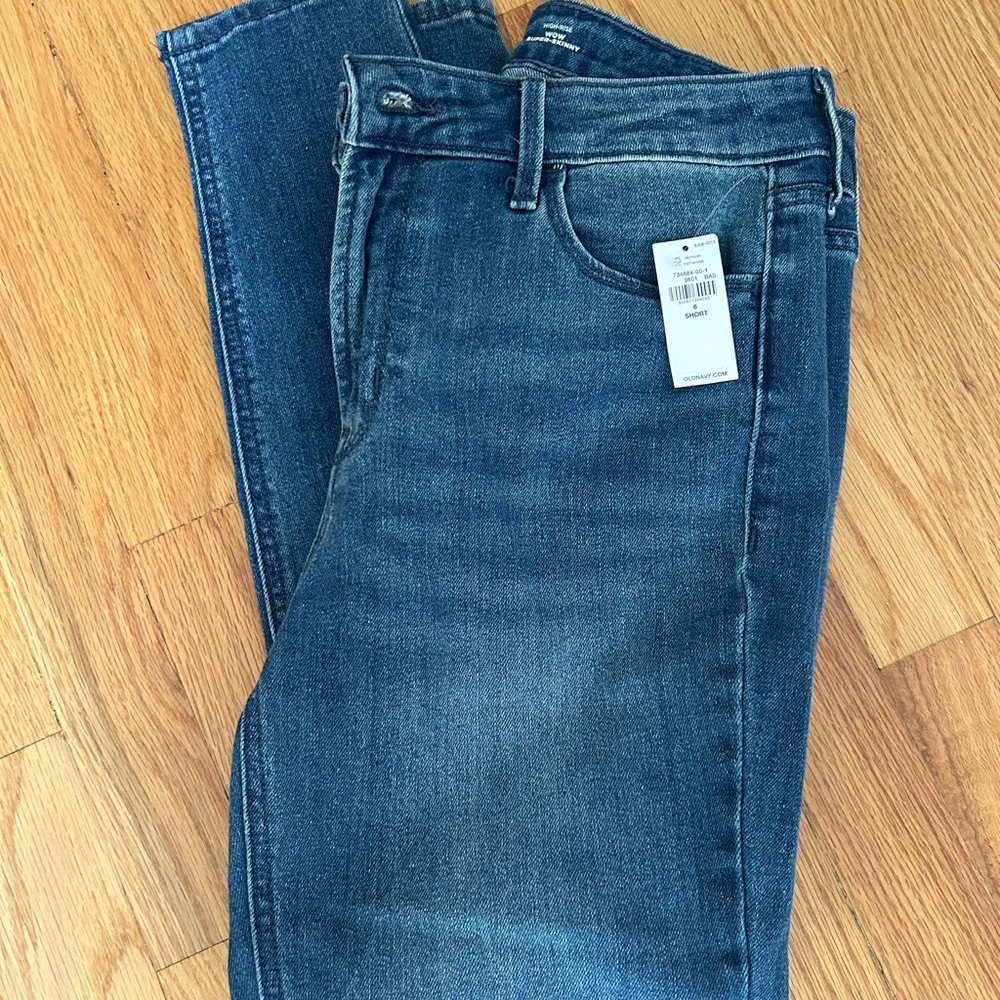 Old Navy Light Blue Super-Skinny Jeans